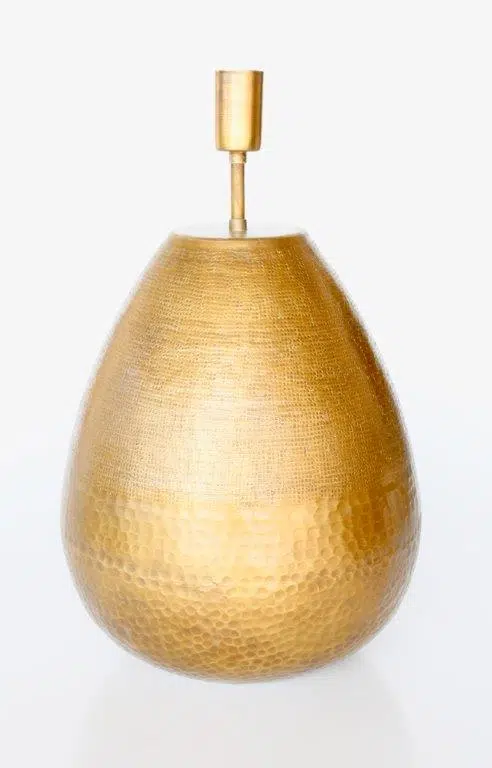 ANTIQUE BRASS LAMP BASE – NO SHADE – 34X55CM – Lemon Tree Interiors