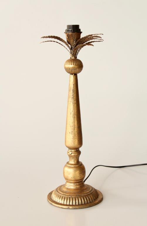 Metal Palm Tree Lamp Base No Shade 55x18cm Lemon Interiors